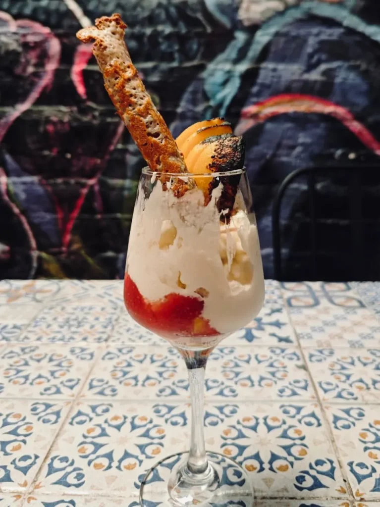 Helado de mezcla de quesos
